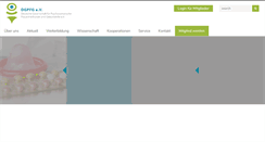 Desktop Screenshot of dgpfg.de